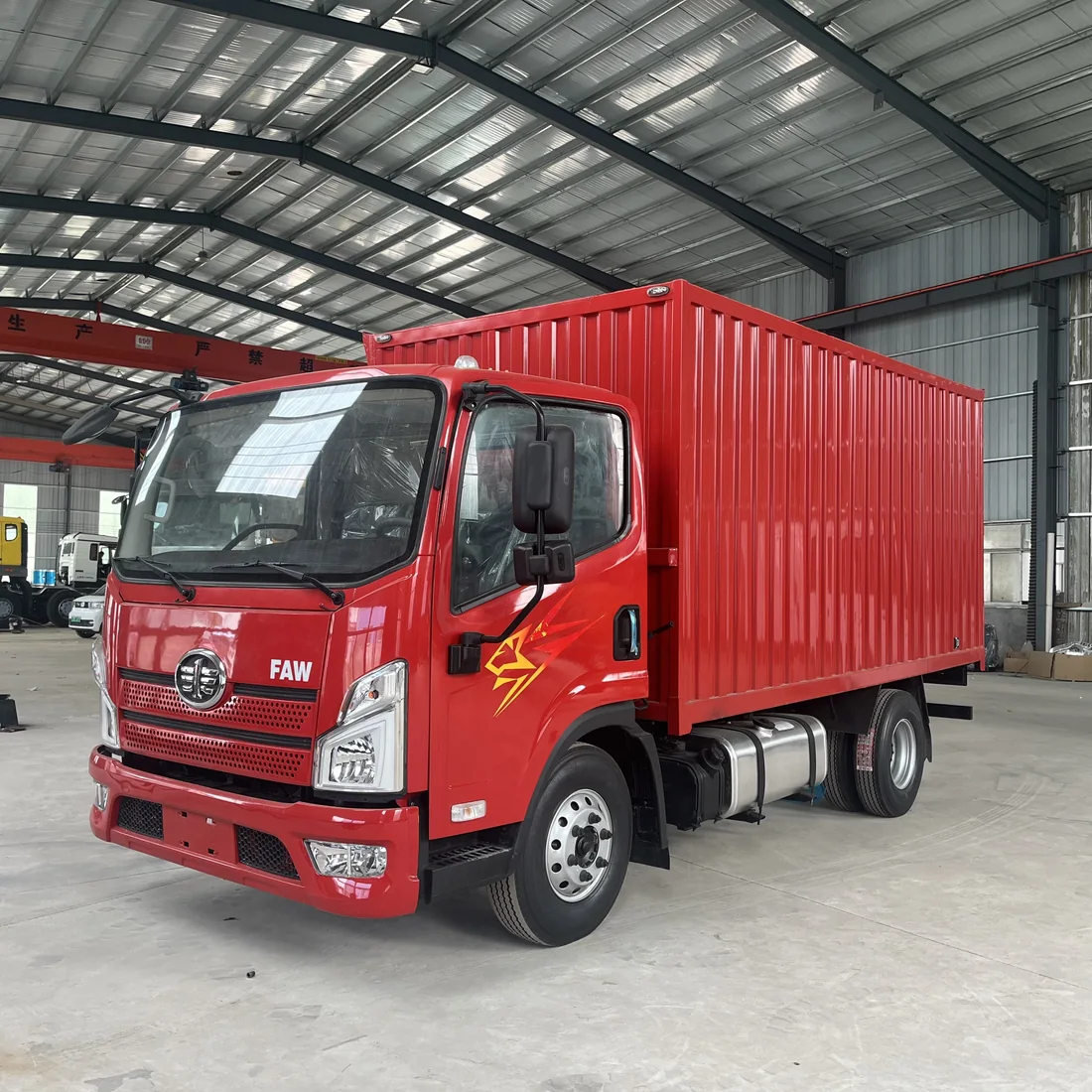 Illustrative cargo truck